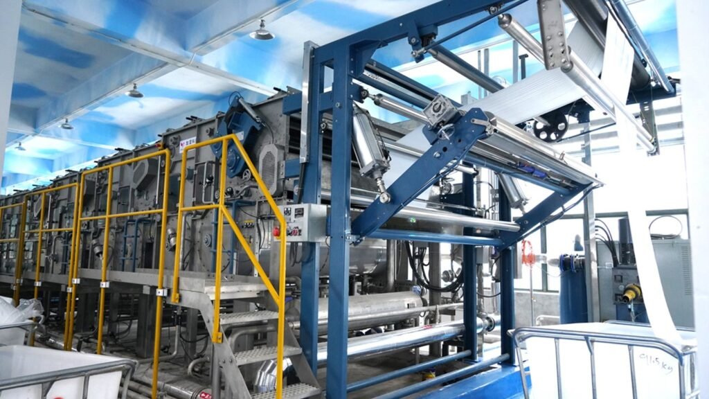 Finishing range — Sublima knitted fabric production
