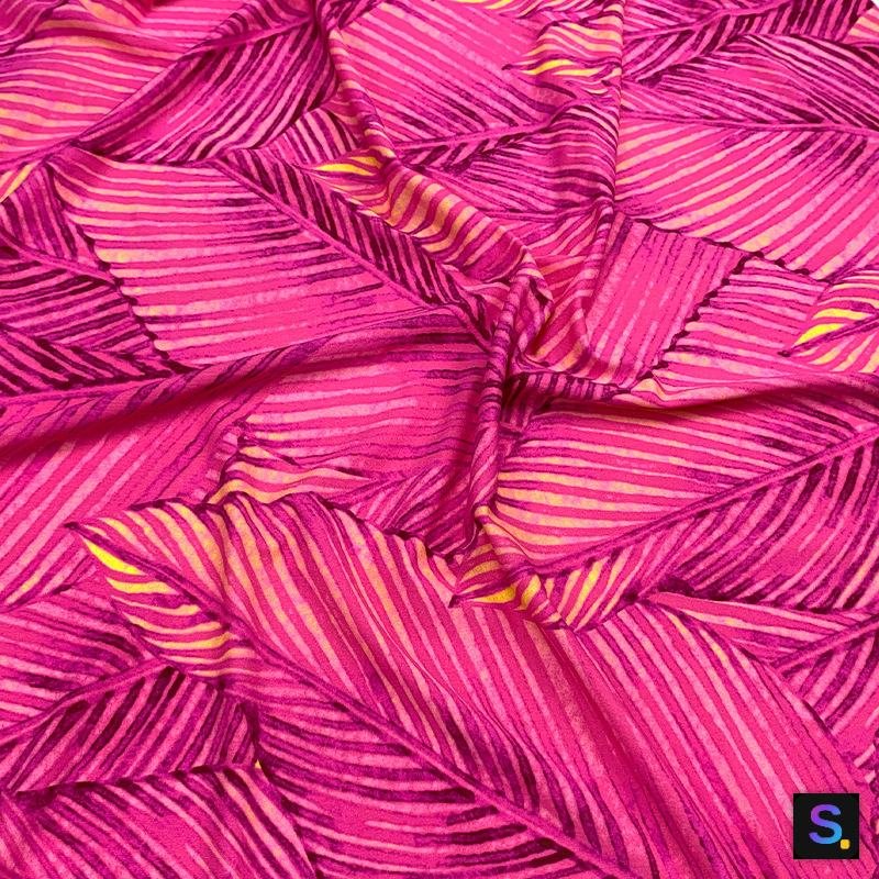 Printed Nylon-Spandex Jersey — photo 3