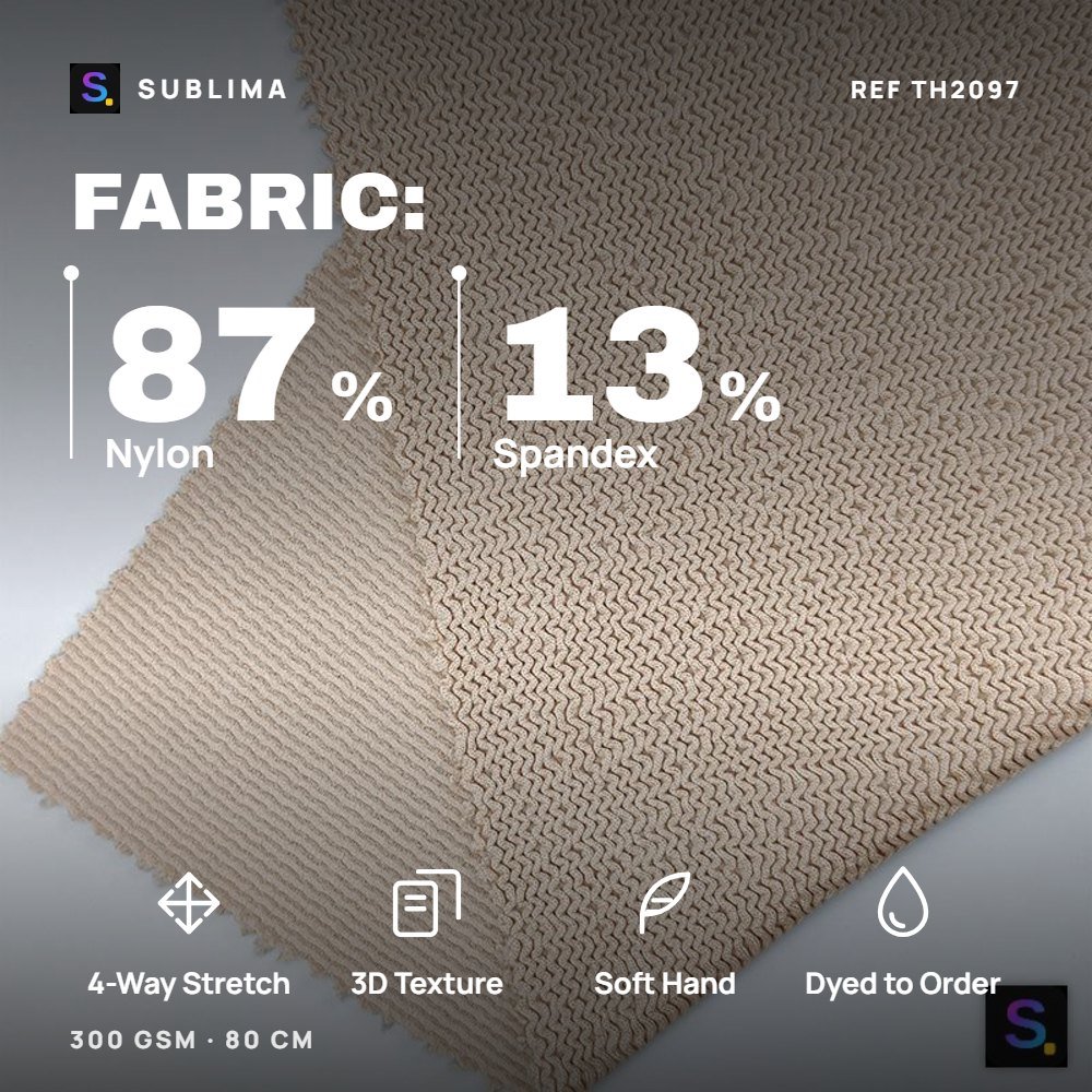Nylon-Spandex Jacquard Knit — photo 1