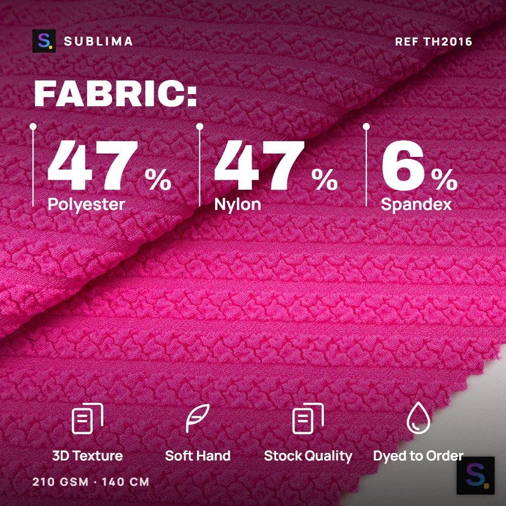 Polyester-Spandex Jacquard Knit — photo 1
