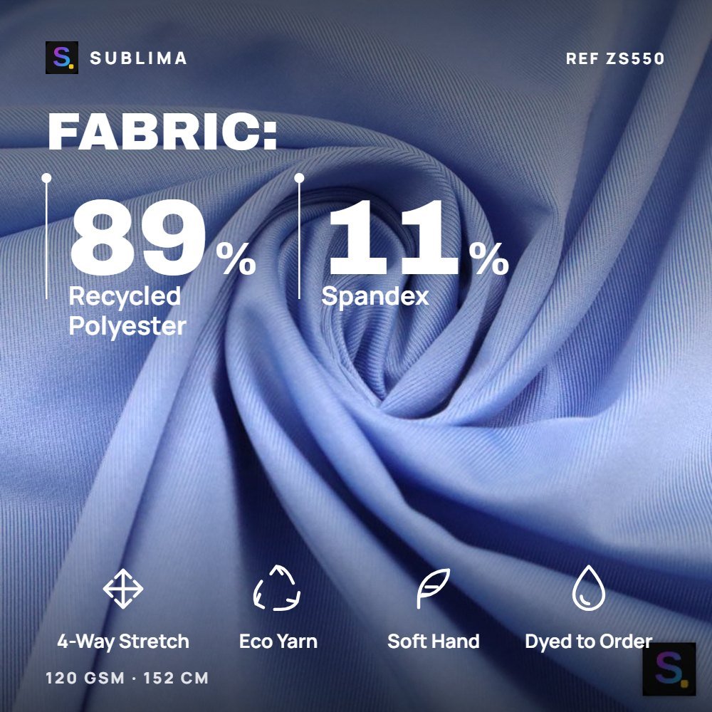 Recycled Polyester-Spandex Jersey — photo 1