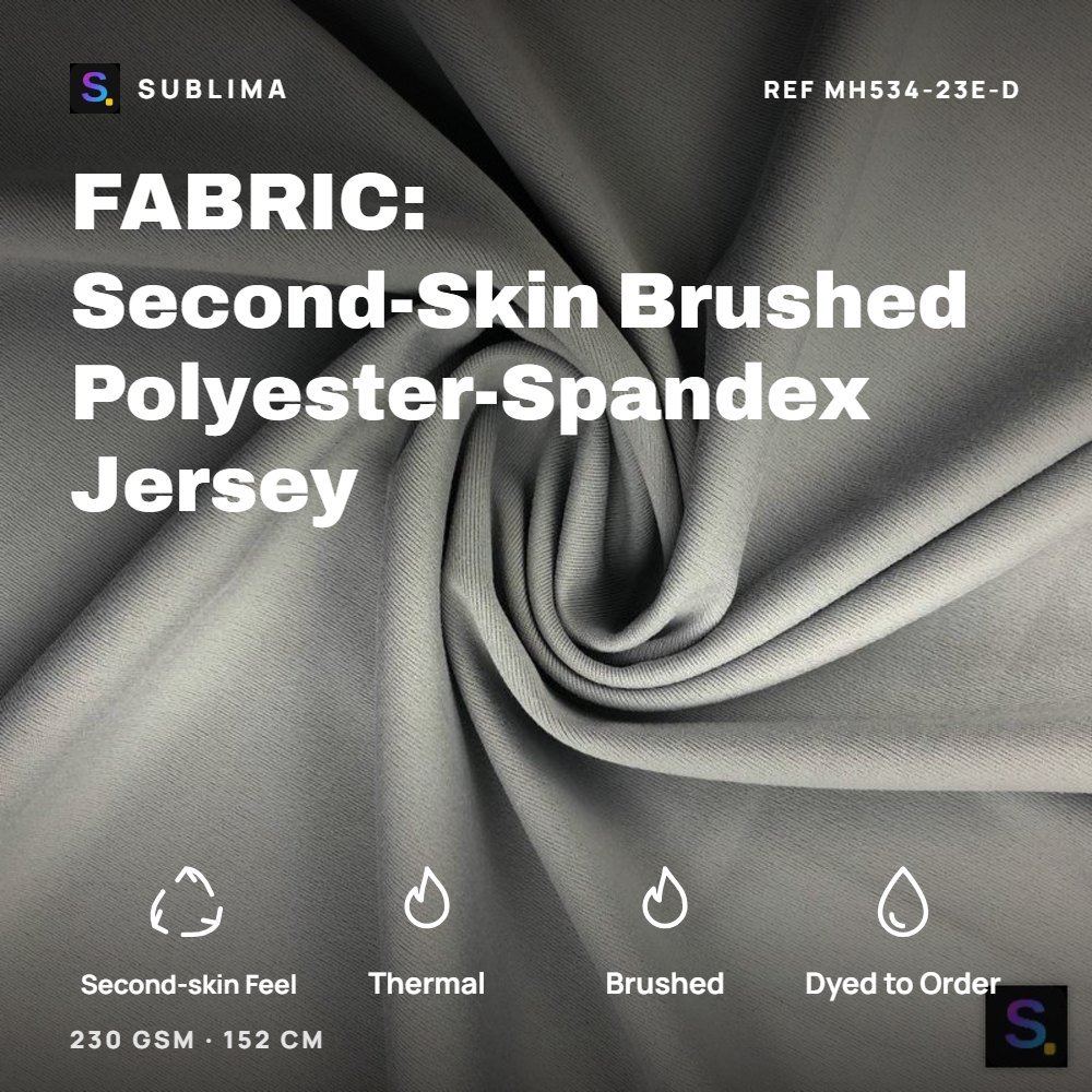 Second-Skin Brushed Polyester-Spandex Jersey — photo 1