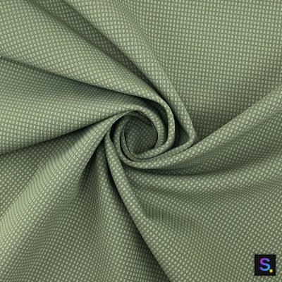 Check Cooling Nylon-Spandex Jacquard Knit