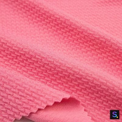 Check Polyester-Spandex Jacquard Knit