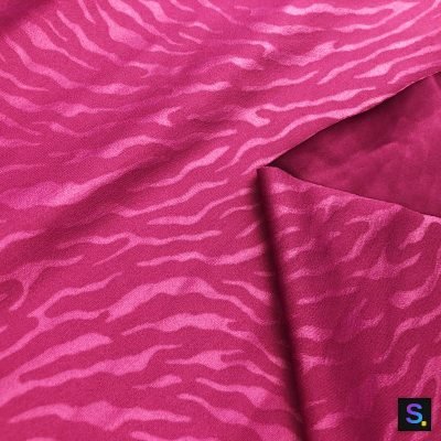 Embossed Nylon-Spandex Jacquard Knit