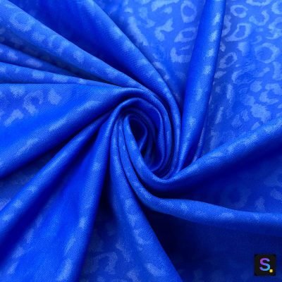 Embossed Polyester-Spandex Yoga Knit