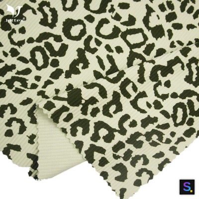 Nylon-Spandex Stripe Knit