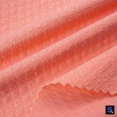 Polyester-Spandex Jacquard Knit