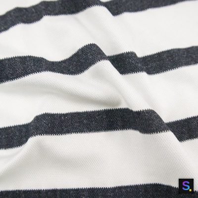 Polyester-Spandex Stripe Knit