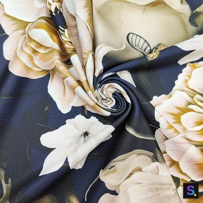 Printed Matte Polyester-Spandex Tricot